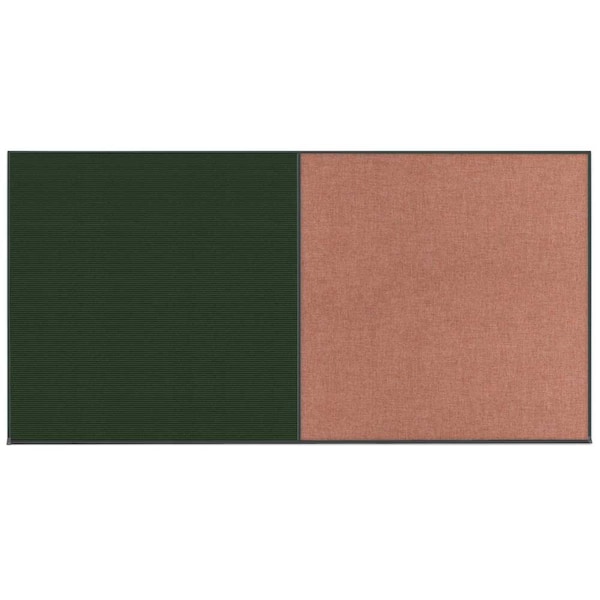 United Visual Products Enclosed Corkboard, 1 Door, 48"x36", 4" Fra, UV3409-SATIN-SURF UV3409-SATIN-SURF - main